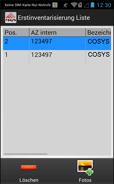 Inventario inicial Carpeta Gestión de documentos